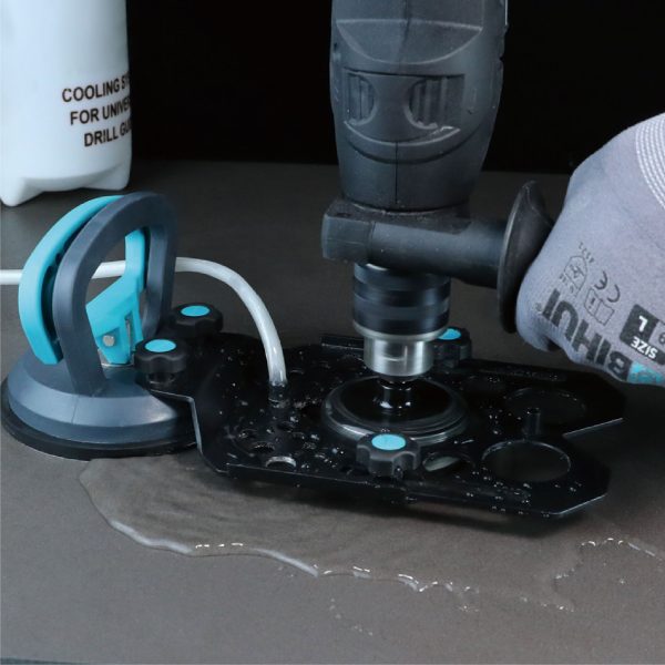 BIHUI Fliesenbohr-Schablone "Drill Guide Master", mit Saugnapf; 4-115mm – Bild 5