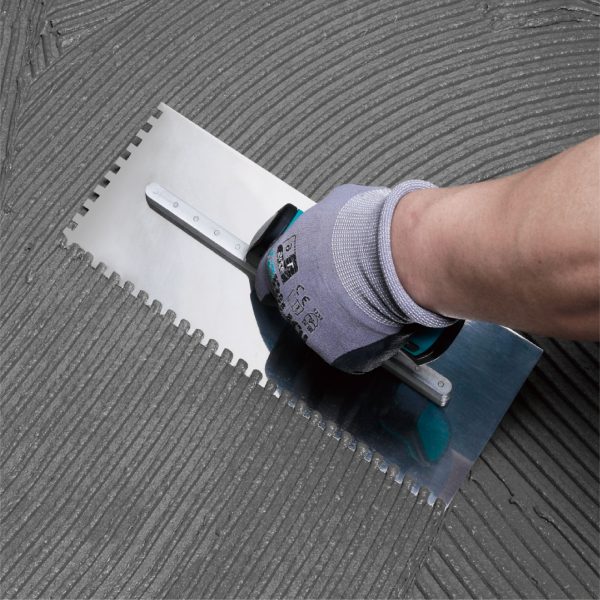 BIHUI Glättekelle RS mit Softgriff, großes Blatt, Zahnung 6 x 6, 320x 120 mm – Bild 2