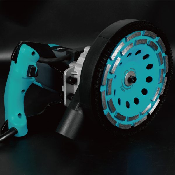 BIHUI Betonschleifer 180mm regelbar 230V 1900W, 22,2mm; 0- 3000Upm; Kabel 4 m – Bild 6