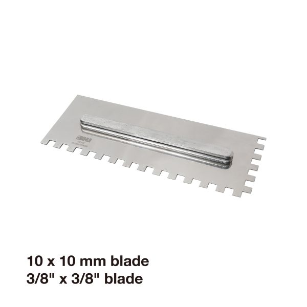 BIHUI Glättekellen-Set RS (8-teilig), 280x115mm, 6x6, 8x8, 10x10, 12x12, 10x20, HT, halbrund – Bild 5