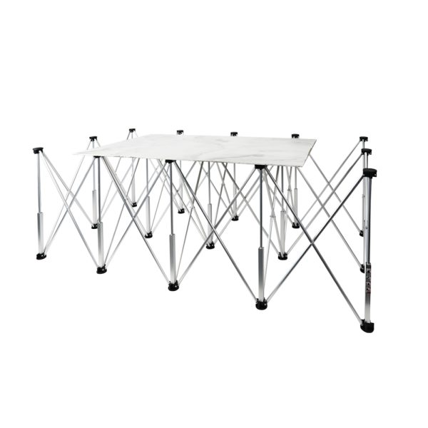 BIHUI Arbeitstisch "Flexi-Fold 300" klappbar, Traglast 300 kg, Max-Größe H 73 x L 221 x W 113 cm – Bild 5