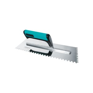 BIHUI Glättekelle RS mit Softgriff, großes Blatt, Zahnung 6 x 6, 320x 120 mm