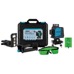 BIHUI Richtlaser 12 Linien grün 360° / Komplettset, Akku 3.7V-
5.2Ah; selbst nivellierend
