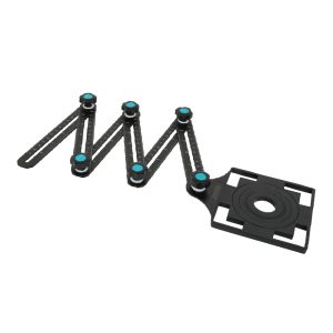 BIHUI Fliesenbohr-Schablone "Alu 6-Arm" einstellbar, für Ø 25,
40,45,55,75 mm