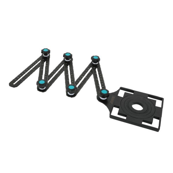 BIHUI Fliesenbohr-Schablone "Alu 6-Arm" einstellbar, für Ø 25,
40,45,55,75 mm