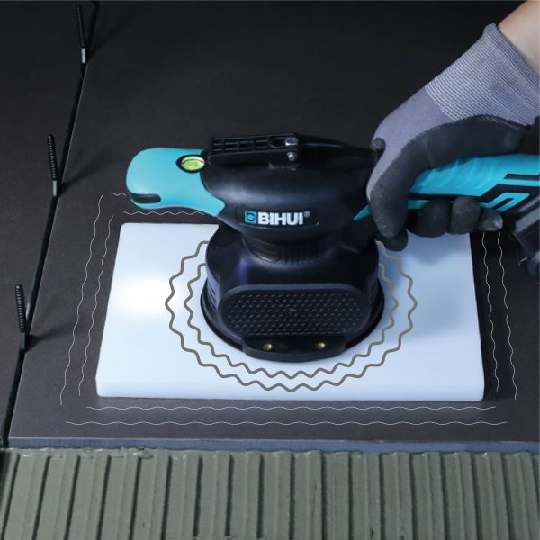 BIHUI Rüttelplatte LFTBV-BB für Fliesenrüttler, 260×180 mm, mit Vertiefung 136 x 7 mm – Bild 2