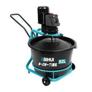 BIHUI B-ON-TIME MMWT65 Mischstation – 900 W Mörtelmischer mit Timer & 65 l Trommel