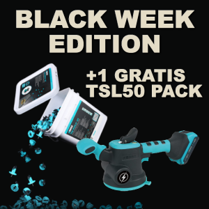 BLACK WEEK EDITION: BIHUI Fliesenrüttler LFTBS, 21V Akku + Gratis Pack SMART Nivelliersystem